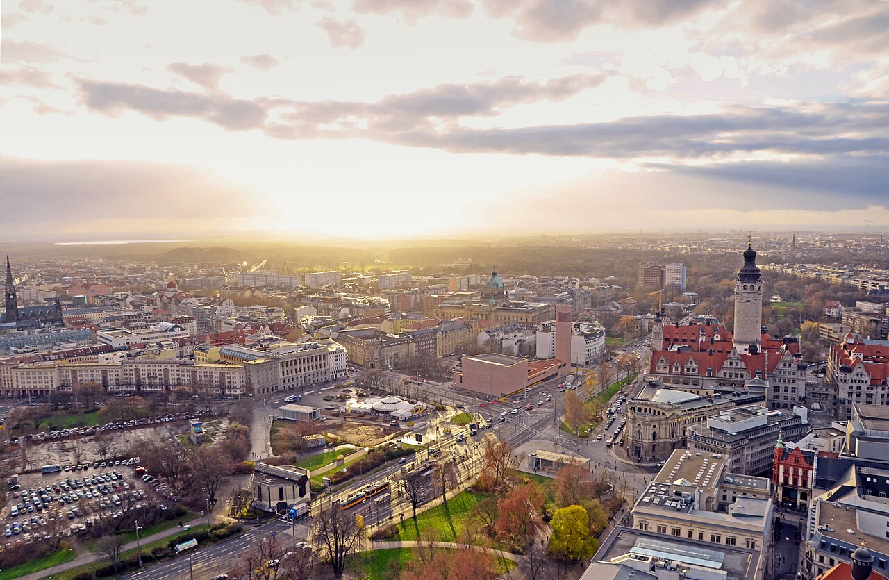 Skyline von Leipzig – Kamilla Senjos Heimatstadt