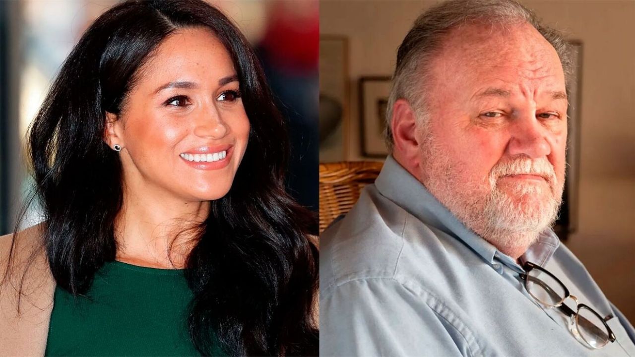 Meghan Markle mit ihrem Vater Thomas Markle in früheren Jahren