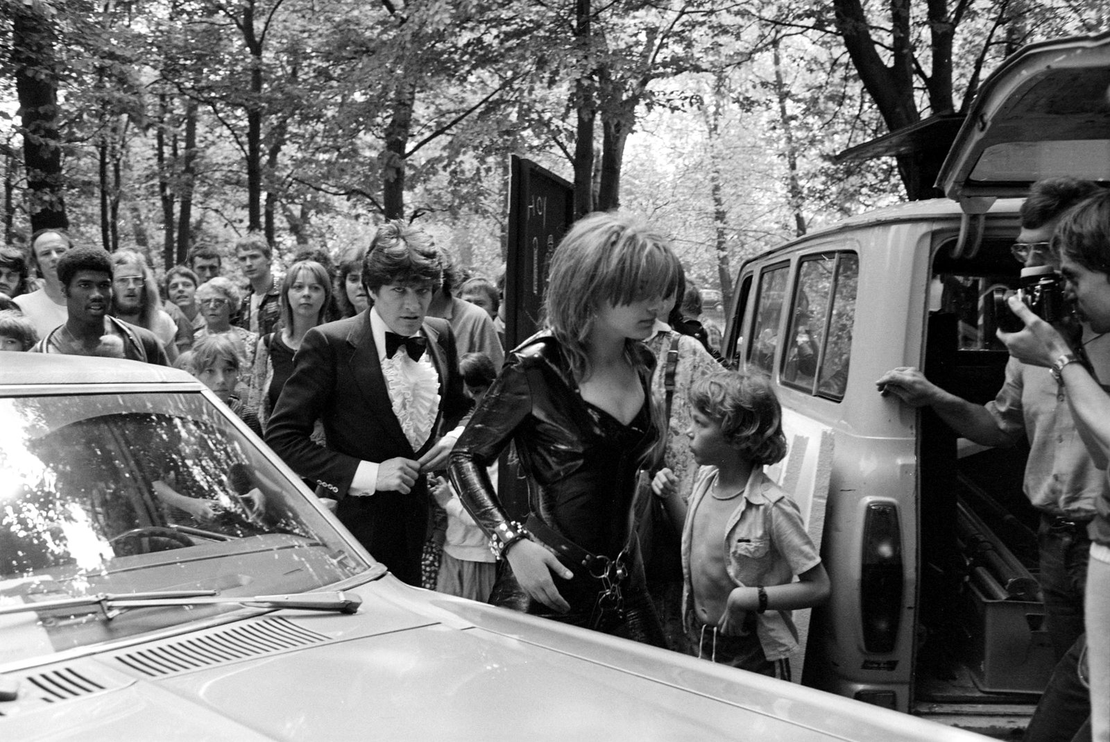 Nina Hagen 1979 bei Dreharbeiten in Ruigoord
